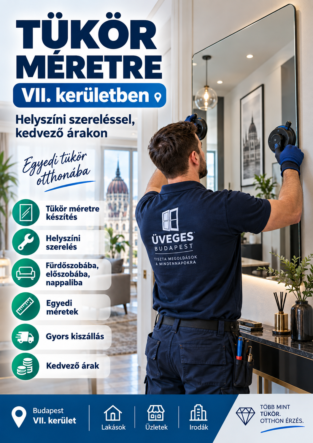 üveges szolgáltatás VII.kerület